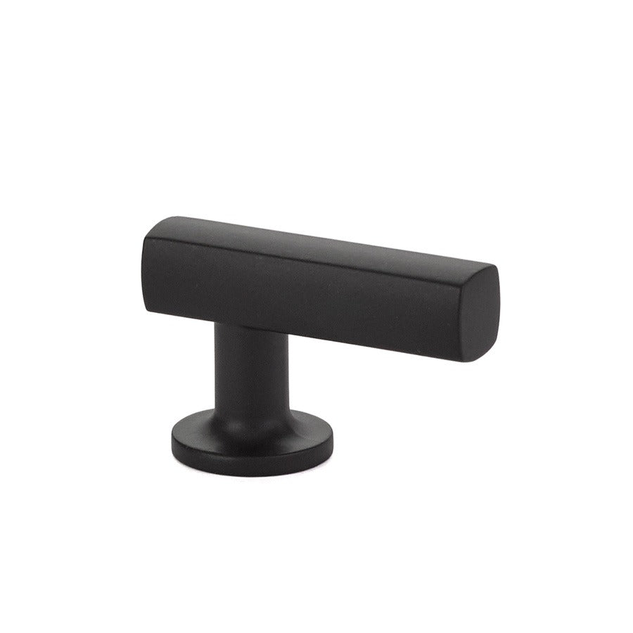 EMTEK Emtek 86452US19 Freestone Finger Cabinet Pull Flat Black