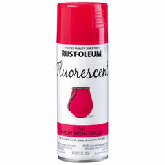 RUST-OLEUM Rust-oleum 1959-830 Fluorescent Pink Spray Paint 11 Oz