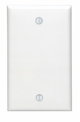LEVITON Leviton Mfg Co 002-80714-00W Blank Wall Plate White Nylon