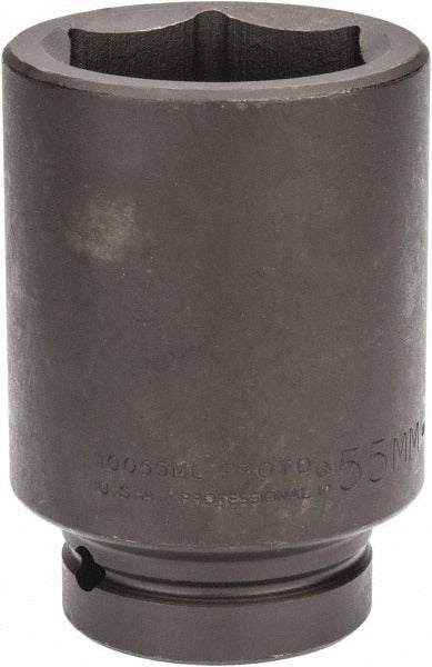 PROTO Proto J10055ML Impact Socket 1 in Drive 55mm 6-point