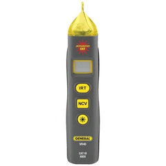 GENERAL TOOLS General Tools VR40 4:1 IR Thermometer with NCV and Flashlight Battery Powered (Pocket-Sized) GNVR40