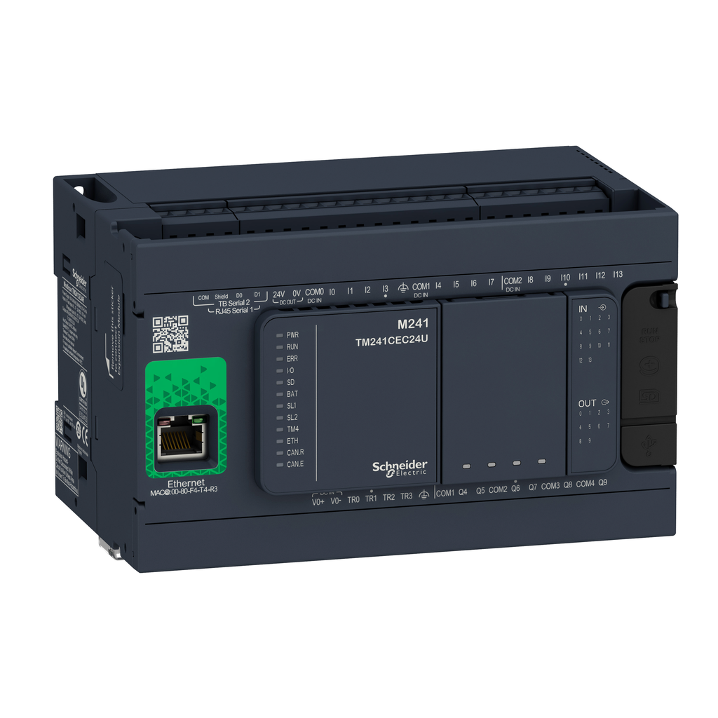 SCHNEIDER ELECTRIC TM241CE24R CONTROL BOARDS