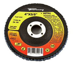 FORNEY Forney Industries Inc 71993 Flap Disc 4 Inch 80 Grit Type 29
