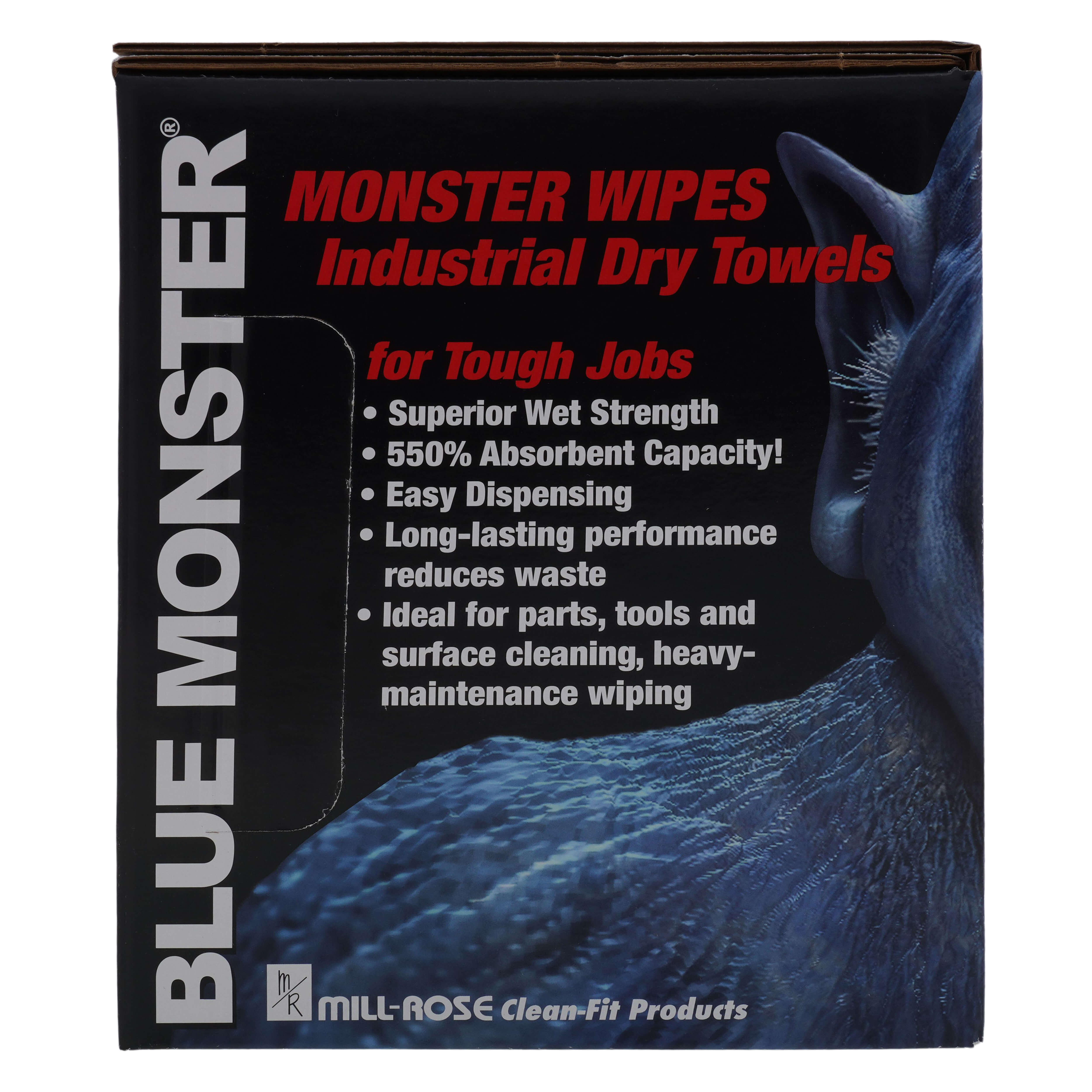BLUE MONSTER Blue Monster 77100 9 x 12 Industrial Dry Towels 220 per Pack Replacement MPN