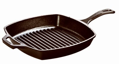 LODGE Lodge Mfg L8SGP3 Cast Iron Grill Pan 10.5 Inches