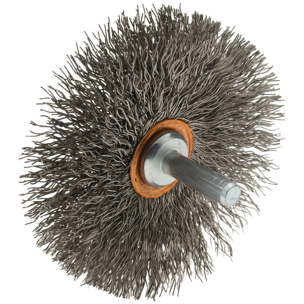 WEILER Weiler 91116 Wheel Brush 3 in Crimped Stainless 20000 Rpm