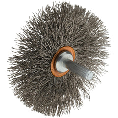 WEILER Weiler 91116 Wheel Brush 3 in Crimped Stainless 20000 Rpm