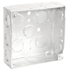 SOUTHWIRE Southwire 52151-S-UPC 4 in. square steel junction box (4 in x 1-1/2 in)