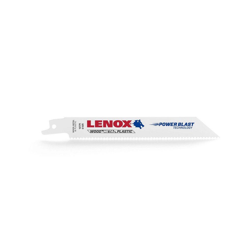 LENOX Lenox 20562610R Bi-Metal Reciprocating Saw Blade 6 in L x 3/4 in W x 0.035 in Thick