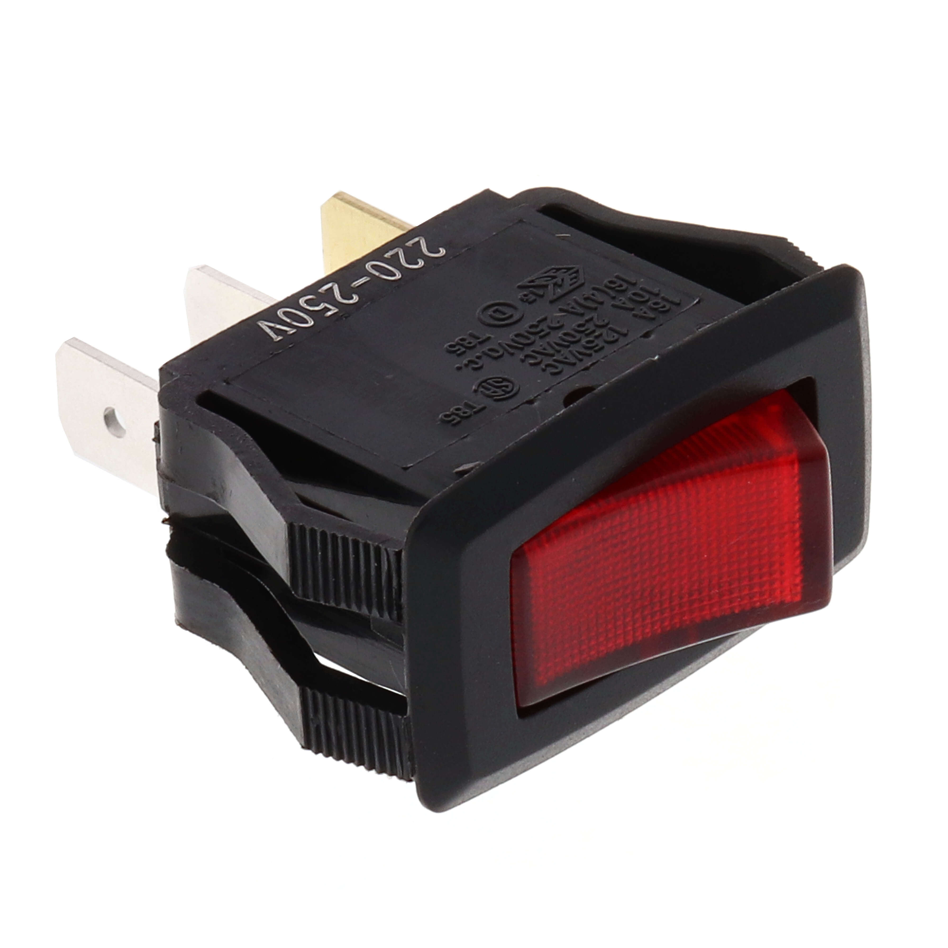 IDEAL Ideal 774039 Rocker Switch Appliance On-Off Voltage Rating 125 250 VAC Amperage Rating 16 10 AMP Replacement MPN