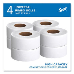KIMBERLY-CLARK Kimberly-Clark KCC03148 Scott Jrt Jr. Jumbo Roll Bath Tissue (Case of 4)
