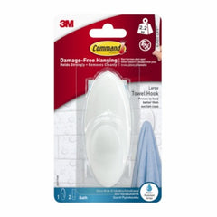3M 3M Company BATH17-ES Large Towel Hook 5 Lb