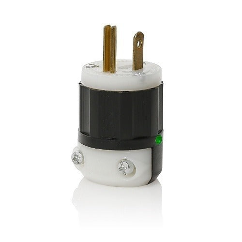 LEVITON Leviton Telcom 5466-PLC Plug Lite 20 Amp 2-pole 3-wire