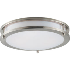 MAXIM LIGHTING Maxim Lighting 55542WTSN Linear 12 in Led Flush Mount 15W (12 in)