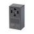 LEVITON Leviton 55054-P00 Grounding Single Straight Blade Receptacle 30A-125/250V NEMA 14-30R