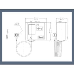 DANFOSS Danfoss 060-5615 Pressure switch KPU1 (24 pc) 060-5233