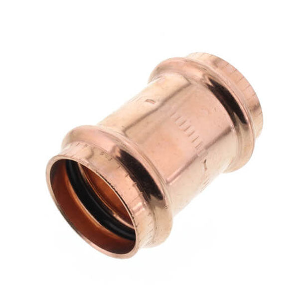 VIEGA Viega 78067 ProPress Copper Coupling with Stop 1-1/2 inch x 1-1/2 inch Press x Press
