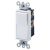 LEVITON Leviton L56142W 4-Way AC Quiet Rocker Switch, 120/277 VAC, 15 Amp