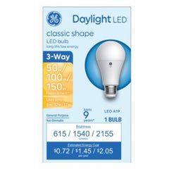 GE G E Lighting 93130568 3-way Led A19 Bulb 6W/12W/17W 6-pack