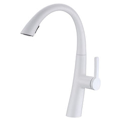 DAKOTA Dakota Plumbing DSF-16KPO00MW Orana Pull Down Faucet Matte White
