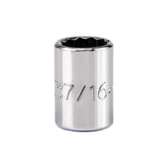 PROTO Proto J4714T 7/16 in 12-point 1/4 Drive Hand Socket