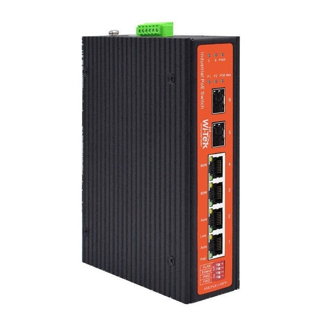 WI-TEK Wi-tek wi-pcms306gf-i 4-port Poe+ Gigabit L2 Industrial Switch