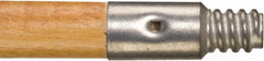 RUBBERMAID Rubbermaid FG636400LAC Wood Broom Handle 60 in Threaded