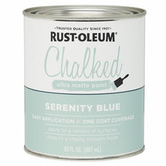 RUST-OLEUM Rust-oleum 285139 Chalked Paint Serenity Blue 30 Oz