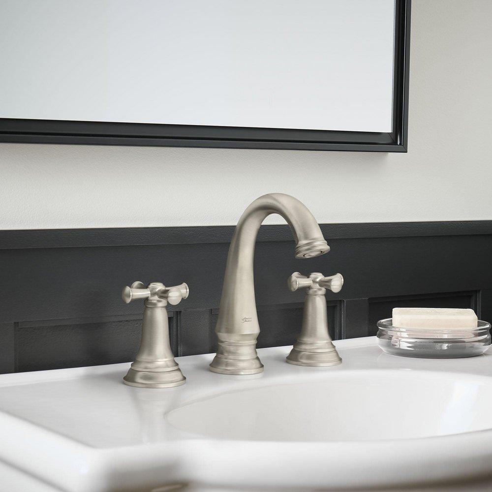 AMERICAN STANDARD American Standard 7052827.295 Delancey Two Handle Widespread Bathroom Sink Faucet 1.2 gpm