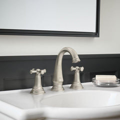 American Standard 7052827.295 Delancey Two Handle Widespread Bathroom Sink Faucet 1.2 gpm