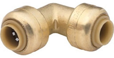 SHARKBITE Sharkbite U244LFA Push Fit Elbow 1/4 Inch Lead Free Brass