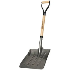 TRUPER Truper COSH-Y 27 In wood D-grip steel scoop shovel (40.75 In total length)