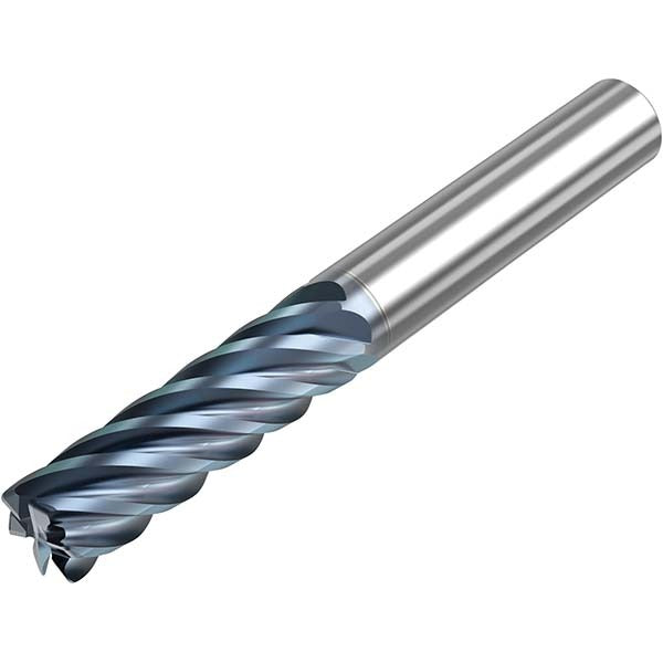 SECO TOOLS Seco 10008085 Corner Radius End Mill 0.5in 6 Flute Carbide