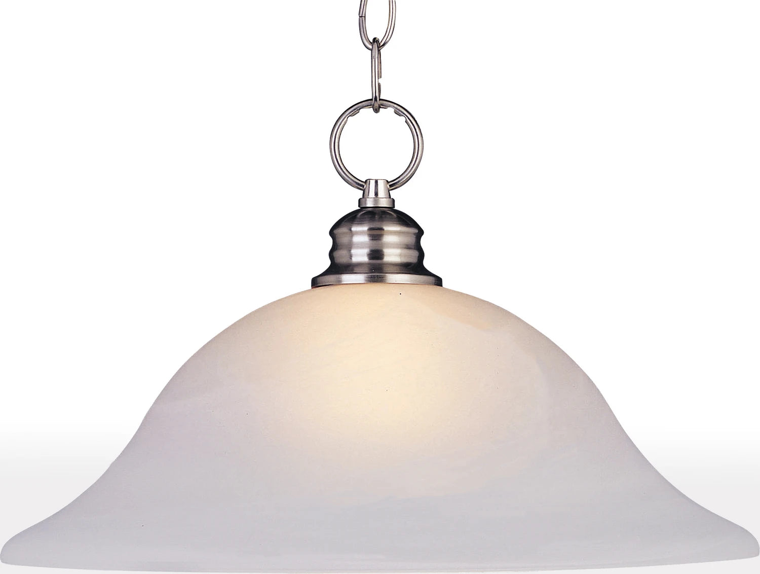 MAXIM Maxim 91076FTSN Essentials 1-Light Pendant 60W 16 inches Wide