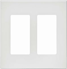 LEVITON Leviton Mfg Co C42-80309-00W Decora Screwless Wall Plate 5-pack