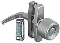 NATIONAL HARDWARE National Mfg N178-814 Aluminum Knob Latch 3-pack