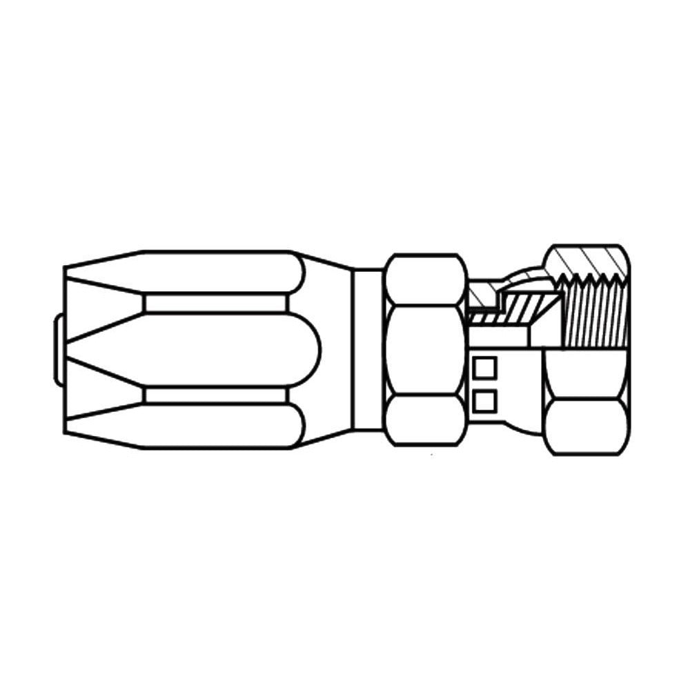 EATON Eaton 24706N-606 Female Swivel Fitting 9/16-18 Jic