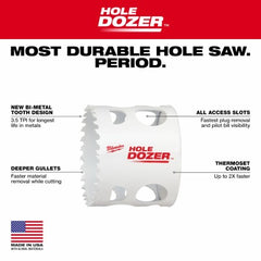 MILWAUKEE Milwaukee 49-56-0052 Bi-metal Hole Saw 1-1/8 Inches