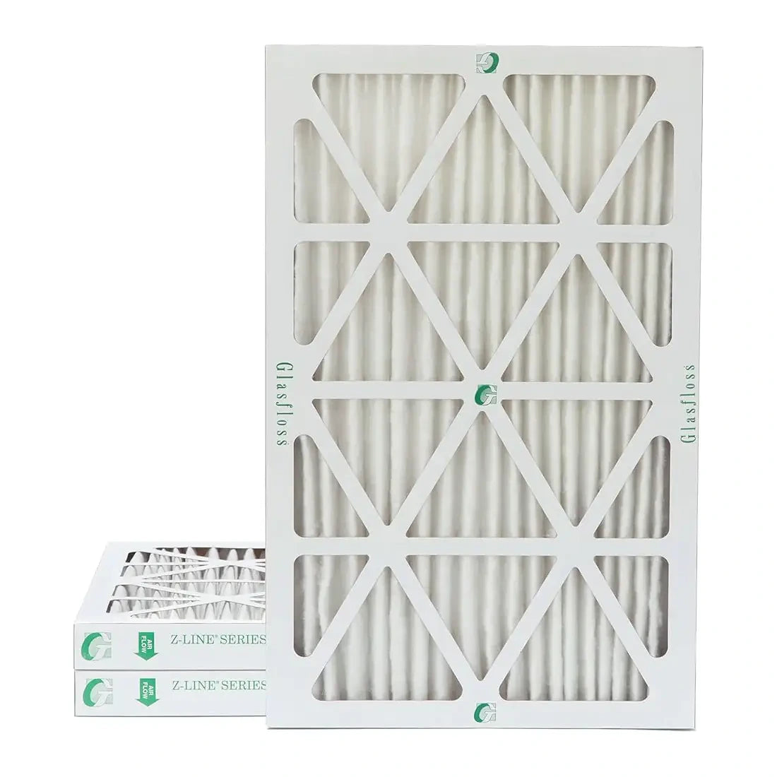 GLASFLOSS Glasfloss zlp16242 Pleated Air Filter 16x24x2 Merv 10