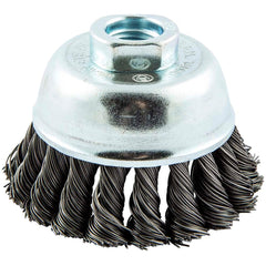 NORTON Norton 66252838835 Knotted Cup Brush 3 in Carbon Steel