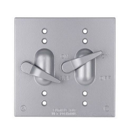 MULBERRY METAL PRODUCTS Mulberry Metal Products 30496 2-Gang Weatherproof Cover with External Handle (2-Gang) R-DOT 2CCT