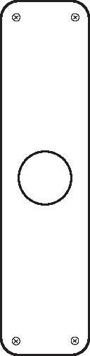 DON-JO Don-jo RP13515613 Remodeler Plate Oil Rubbed Bronze