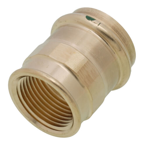 VIEGA Viega 79345 ProPress Zero Lead Bronze Adapter with Female 1-1/4 Inch by 1 Inch P x Female NPT