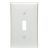 Leviton 80701-E 1-Gang Toggle Device Switch Wallplate Standard Size