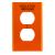Leviton 80703-IG OR WP 1G DUP OUTLET ISOLATED GRND
