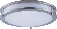 MAXIM LIGHTING Maxim Lighting 55542WTSN Linear 12 in Led Flush Mount 15W (12 in)