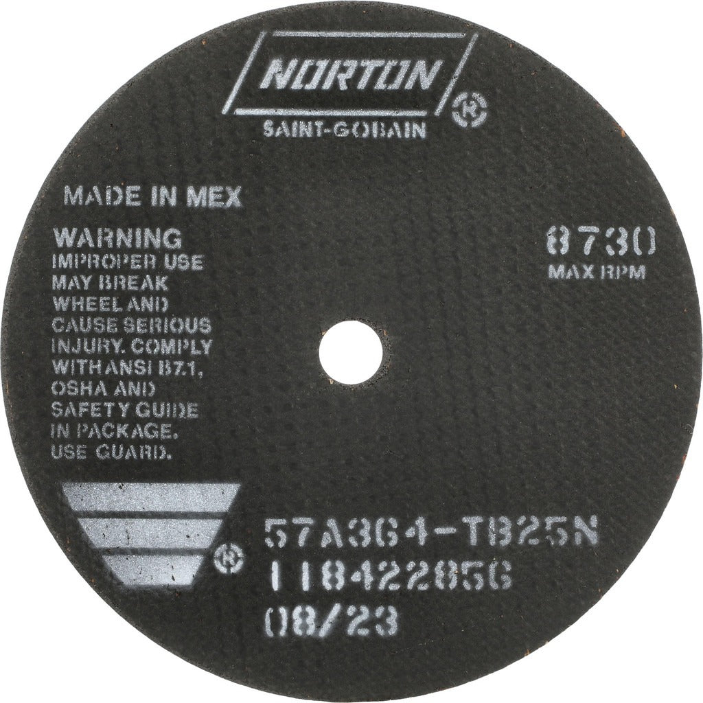 NORTON Norton 66252922673 Cut-off Wheel 7 in Aluminum Oxide