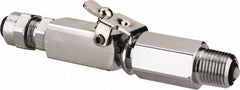 PARKER Parker 398PD-4-2 Double End Shutoff Pipe Fitting Brass