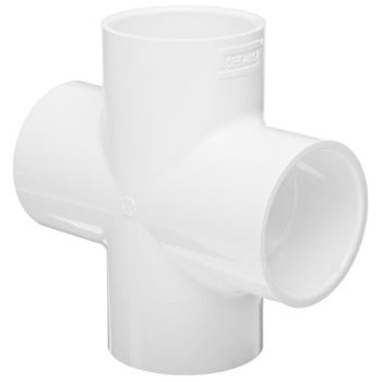 DURA PLASTIC Dura Plastic PVC40X1 Sch 40 Pvc Cross 1 Inch Sxsxsxs