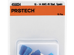 RHEEM RHEEM 455034 Package of 15 #8 Stud Insulated Spade Terminals